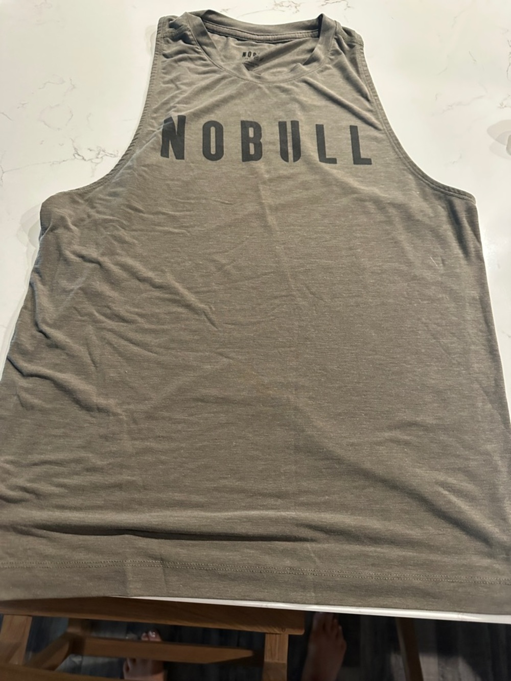 NOBULL Muscle Tank Olive Green - Picture 3 of 12